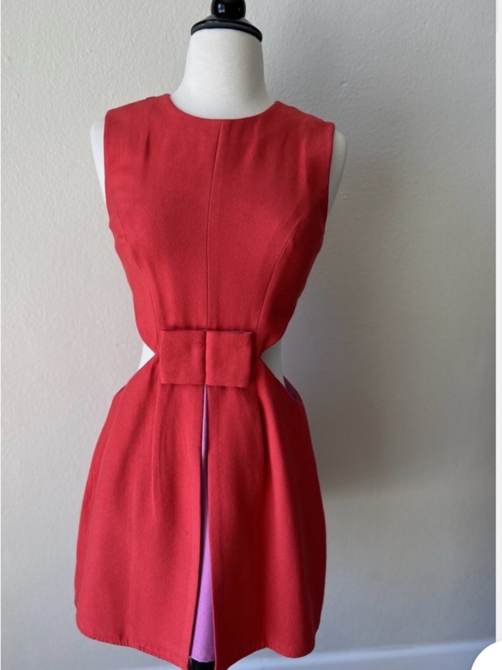 BCBG MaxAzria Orange/Coral Dress - Picture 9 of 11